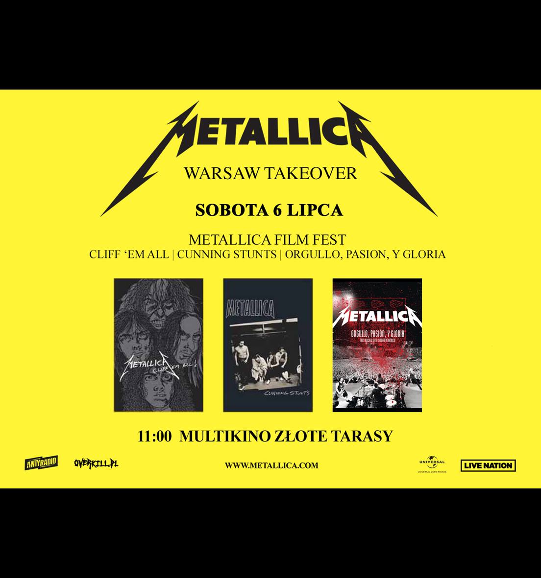 Metallica Film Fest: Three Films – Three Eras 